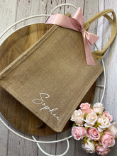 Load image into Gallery viewer, Personalized Burlap Bag