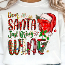Load image into Gallery viewer, Santa Bring Wine Shirt