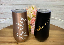 Load image into Gallery viewer, Champagne Personalized Tumbler