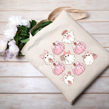 Load image into Gallery viewer, Boo Coquette Ghost Tote Bag