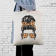 Load image into Gallery viewer, Messy Bun Tote Bag