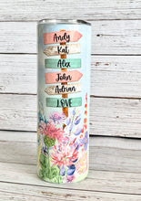Load image into Gallery viewer, Grandma's Garden Personalized Tumbler