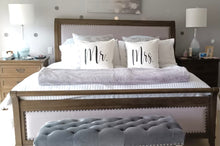 Load image into Gallery viewer, Mr and Mrs Pillow Cover