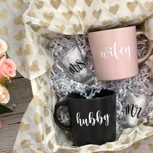 Load image into Gallery viewer, Couples Gift Box - Couples Mug Set and Shot Glass Set