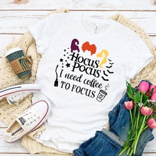 Load image into Gallery viewer, Hocus Pocus I Need Coffee To Focus Shirt