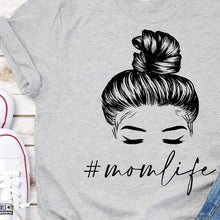 Load image into Gallery viewer, Mom Life Messy Bun Shirt