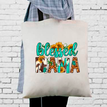 Load image into Gallery viewer, Blessed Mama Tote Bag
