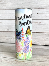 Load image into Gallery viewer, Grandma's Garden Personalized Tumbler