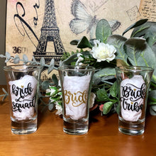 Load image into Gallery viewer, Bridal Party Shot Glasses