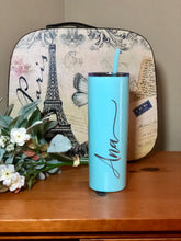 Load image into Gallery viewer, Skinny Personalized Tumbler