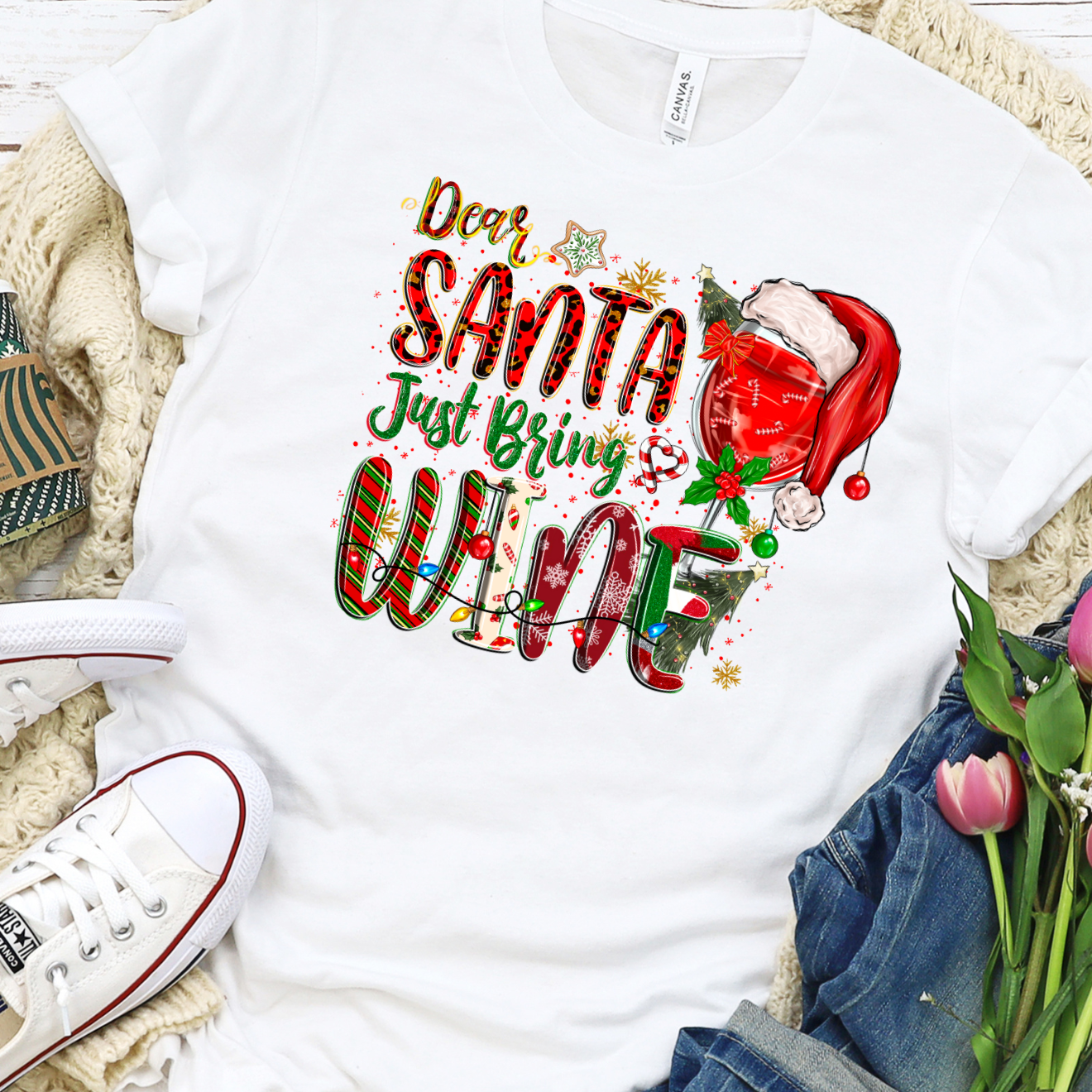 Santa Bring Wine Shirt
