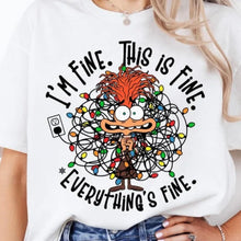 Load image into Gallery viewer, Christmas I&#39;m Fine Shirt
