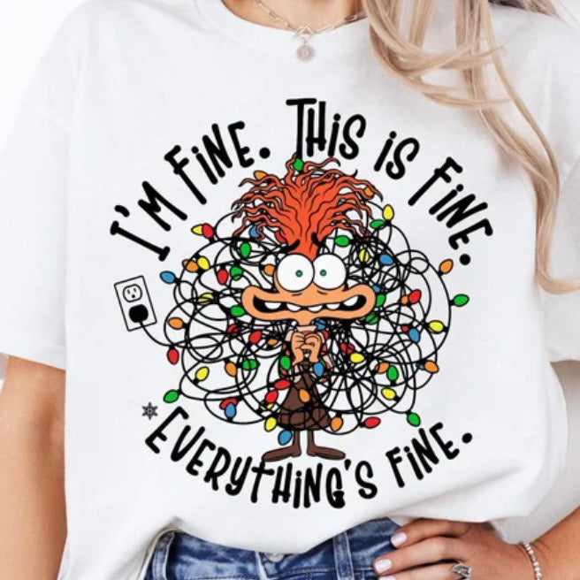 Christmas I'm Fine Shirt