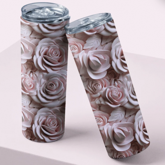 Roses 3D Tumbler