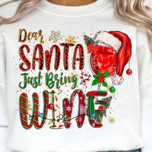 Load image into Gallery viewer, Santa Bring Wine Shirt
