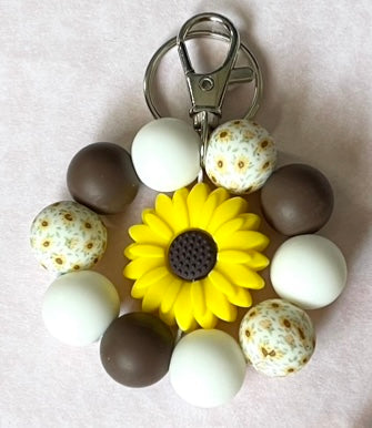 Sunflower Keychain