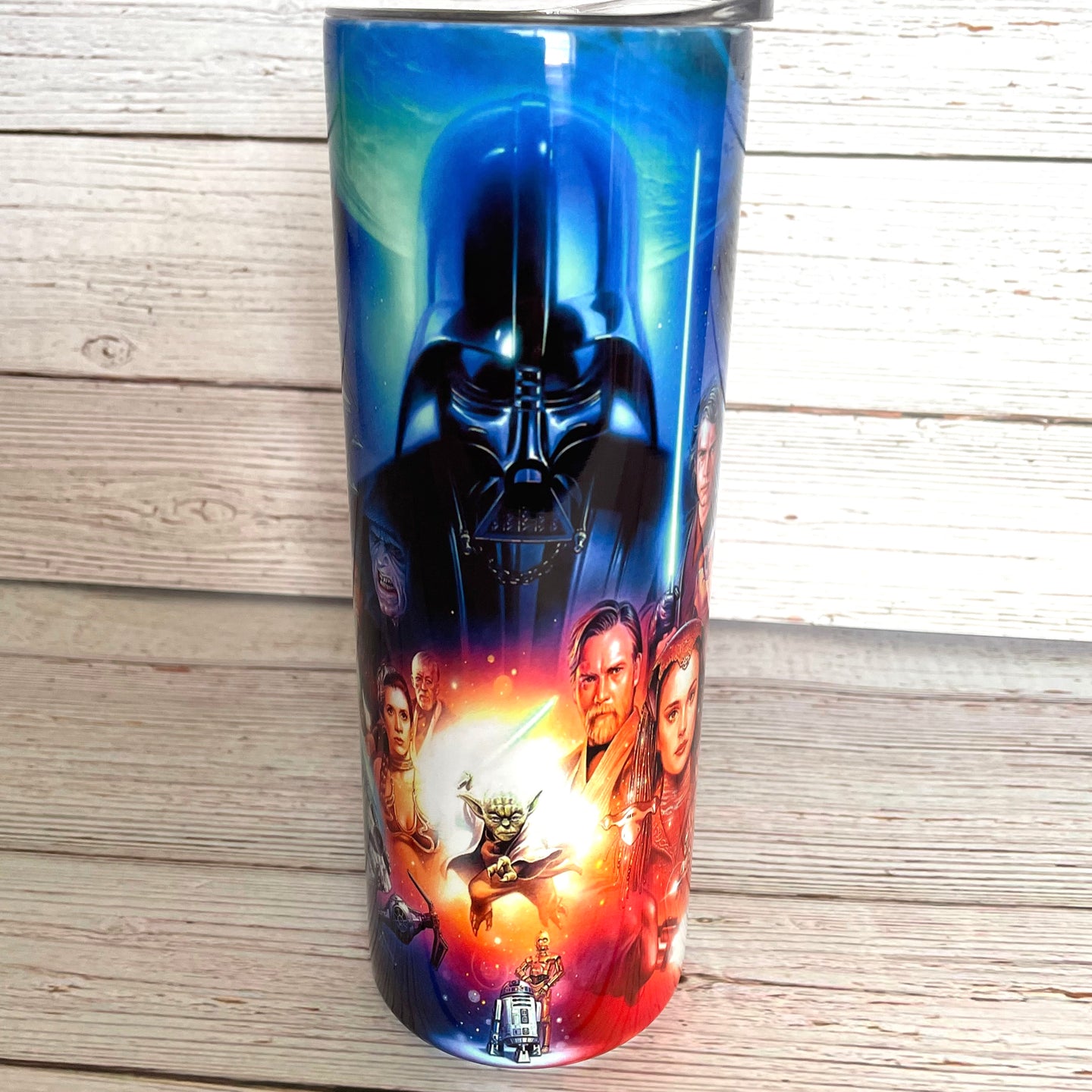 Galaxy Far Far Away Tumbler