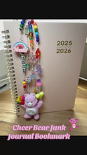Load and play video in Gallery viewer, Cheer Care Bear Inspired Journal, Planner or Book Charms
