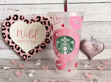 Load image into Gallery viewer, Be Mine No Refunds Starbucks Cold Cup or Hearts Starbucks Cold Cup
