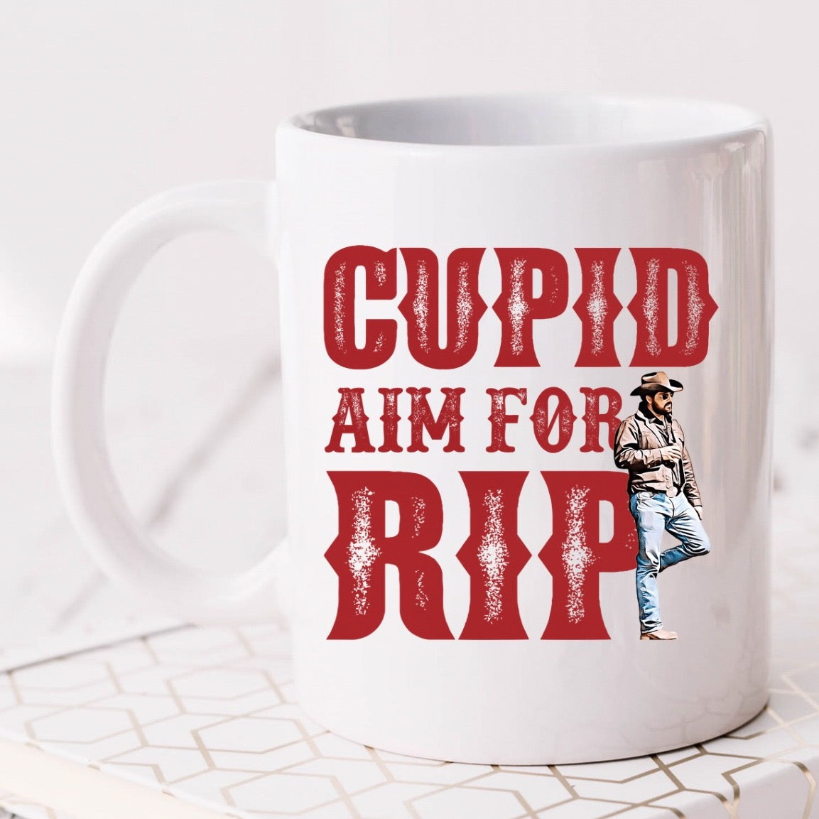 Cupid Aim For Rip Mug