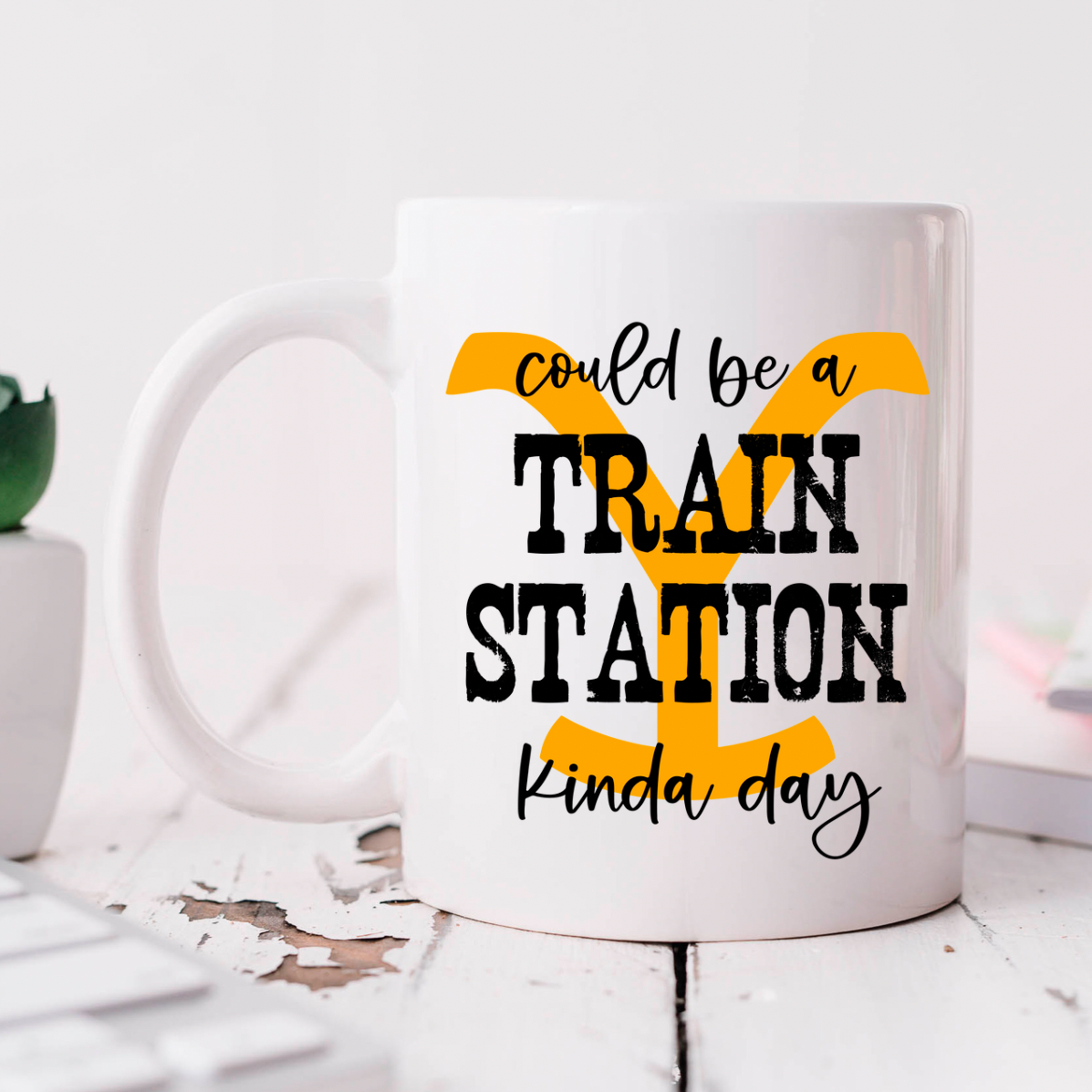 Train Station Kinda Day Mug