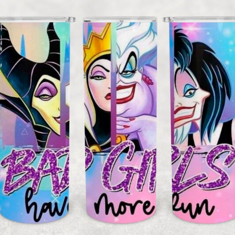 Bad Girl Villains Tumbler