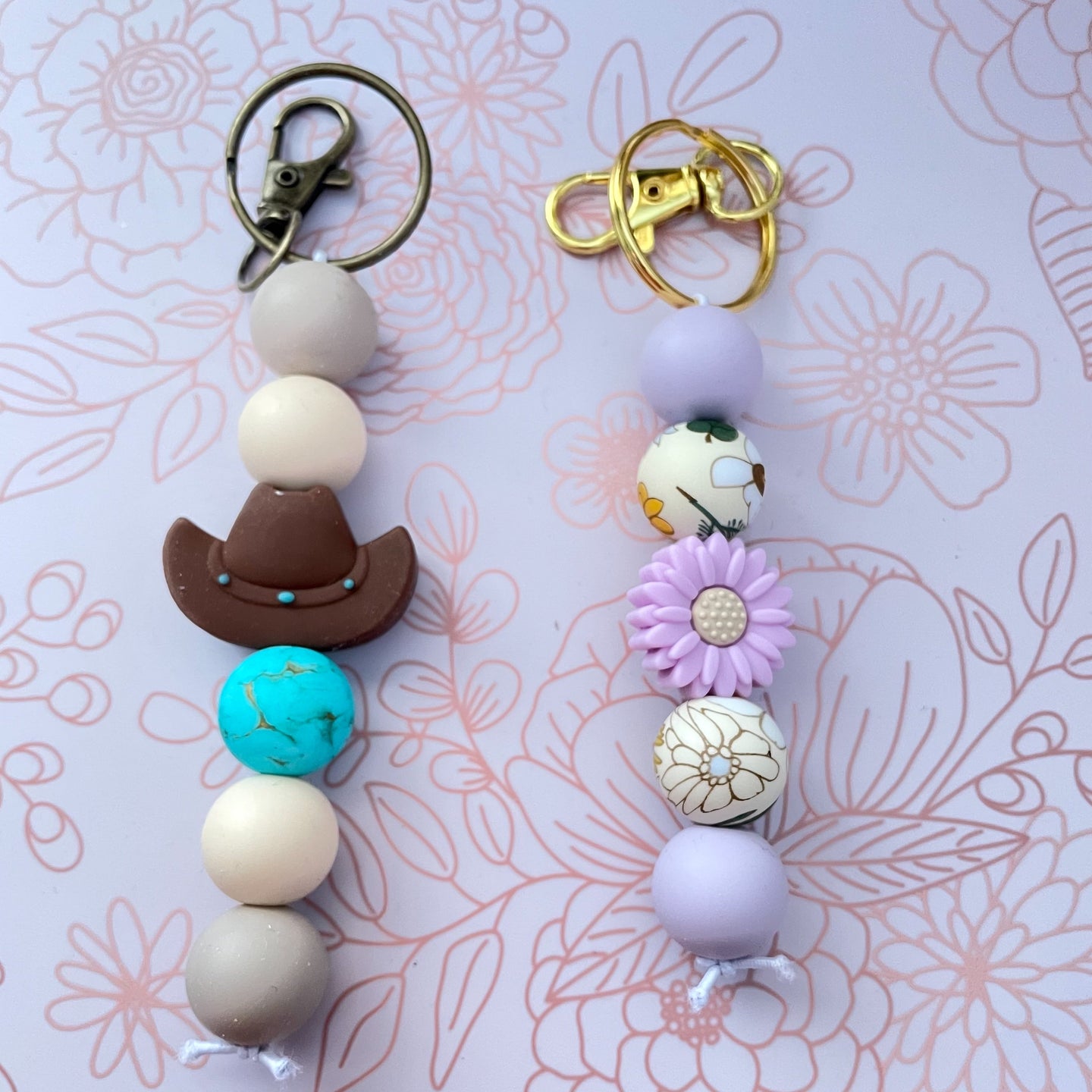 Flower Keychains