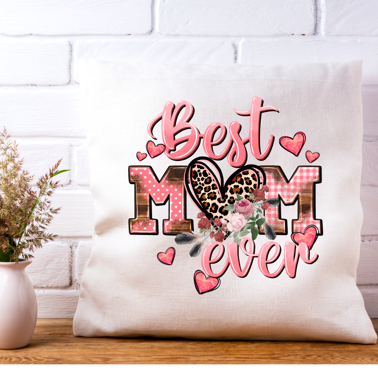 Best Mom Ever Pillow Cover