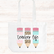 Load image into Gallery viewer, Teacher Tote Bags
